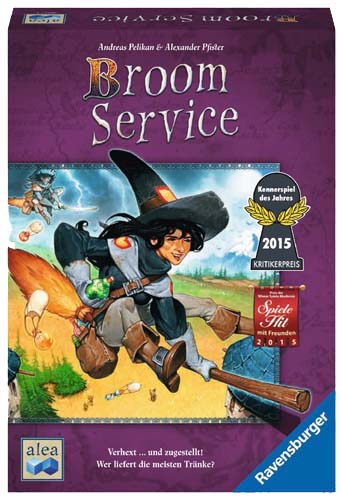 Broom Service ist das Kennerspiel des Jahres 2015. 